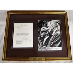 "From the Supreme Court to the U.N. - Arthur J. Goldberg (Original siged letter)